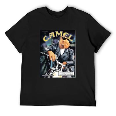 Футболка Joe Camel Мотоциклетная Быстросохнущая Уличная Одежда Футболка Мужская Хлопок