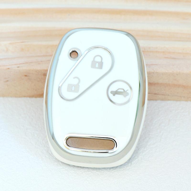 Для Honda Accord CRV Pilot Civic 2003 2007 2008 2009 2010 2011 2012 2013 Чехол для ключа автомобиля из ТПУ Крышка Корпус Брелок Держатель Сумка