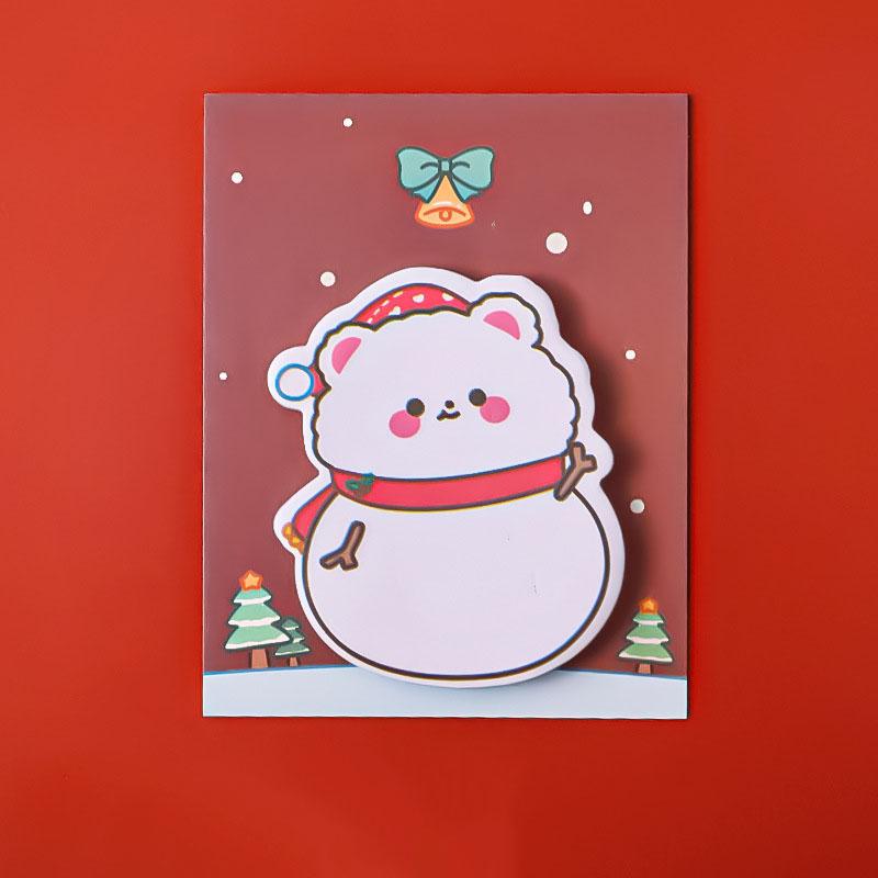 1 шт. клейкая наклейка Kawaii Christmas Sticky Notes блокнот для заметок офис школьные принадлежности канцелярские принадлежности наклейка