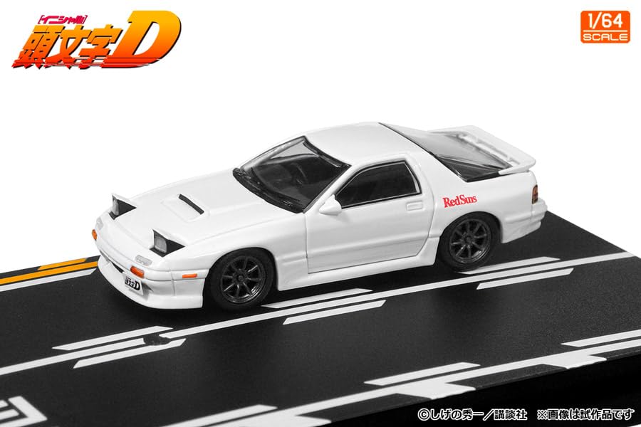 MODELER'S 1/64 Initial D Set Vol.17 Kyoichi Sudo Lancer Evolution III и Ryosuke Takahashi RX-7 (FC3S) Готовый продукт