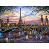 Полный круглый уличный пейзаж Алмазная вышивка Мозаика Вышивка 5d Diy Алмазная картина Домашний Декор Подарки Новый