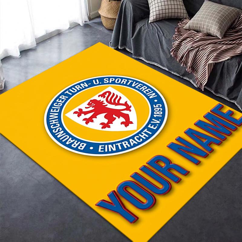 Custom Name Eintracht Braunschweig Carpet Rug For Living Room Bedroom Home Sofa Decorationkids Play Nonslip Floor Mat