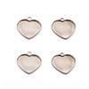 100 шт. Подвеска Сердце Кабошон Основа Лоток Безель Подвески Сделай сам Романтичный Киноварь Повседневный Женский Аксессуары для Девочек