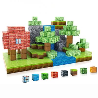 Магнитные строительные блоки Mine Magnet World Edition, магнитные игрушки для мальчиков и девочек от 6 лет, сенсорные игрушки Монтессори