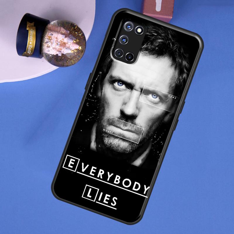 Чехол для телефона Dr House Хью Лори Таблетки Для Oppo A78 A18 A98 A40 A60 A80 A16 A76 A96 A91 A15 A17 A74 A94 A54 A57S A38 A58