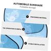 VORCOOL 2pcs Car Sun Shade Film Sunshade Cartoon Car Blind Sun Shade Curtain Sun
