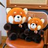 New raccoon plush toy simulation cute little raccoon panda doll throw pillow for children's birthday gift