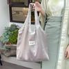 Luxury Simple Shoulder Bag Elegant Underarm Shopping Bag Fashion Design Satin Silk Tote Bag  Casual