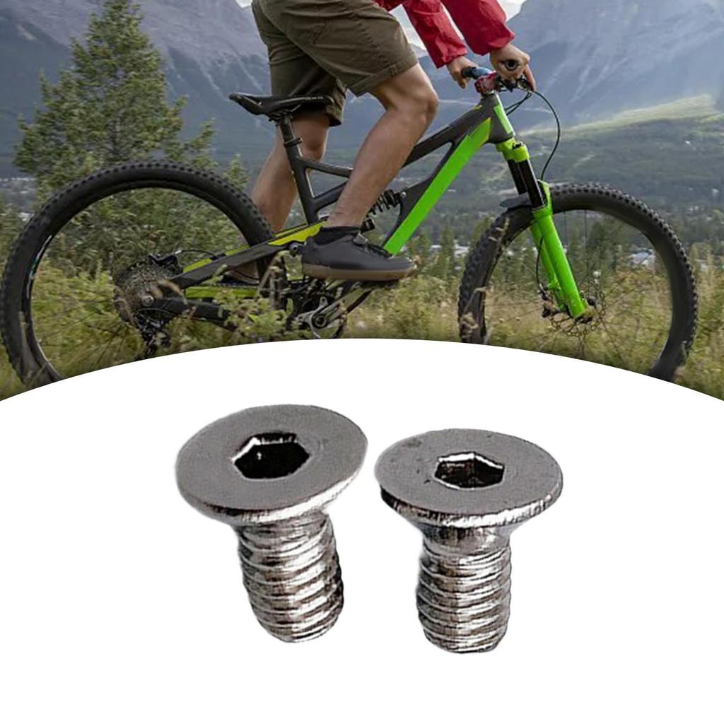 2 Pieces Rear Derailleur Hanger Screws Bicycle Mini Cycling Part for