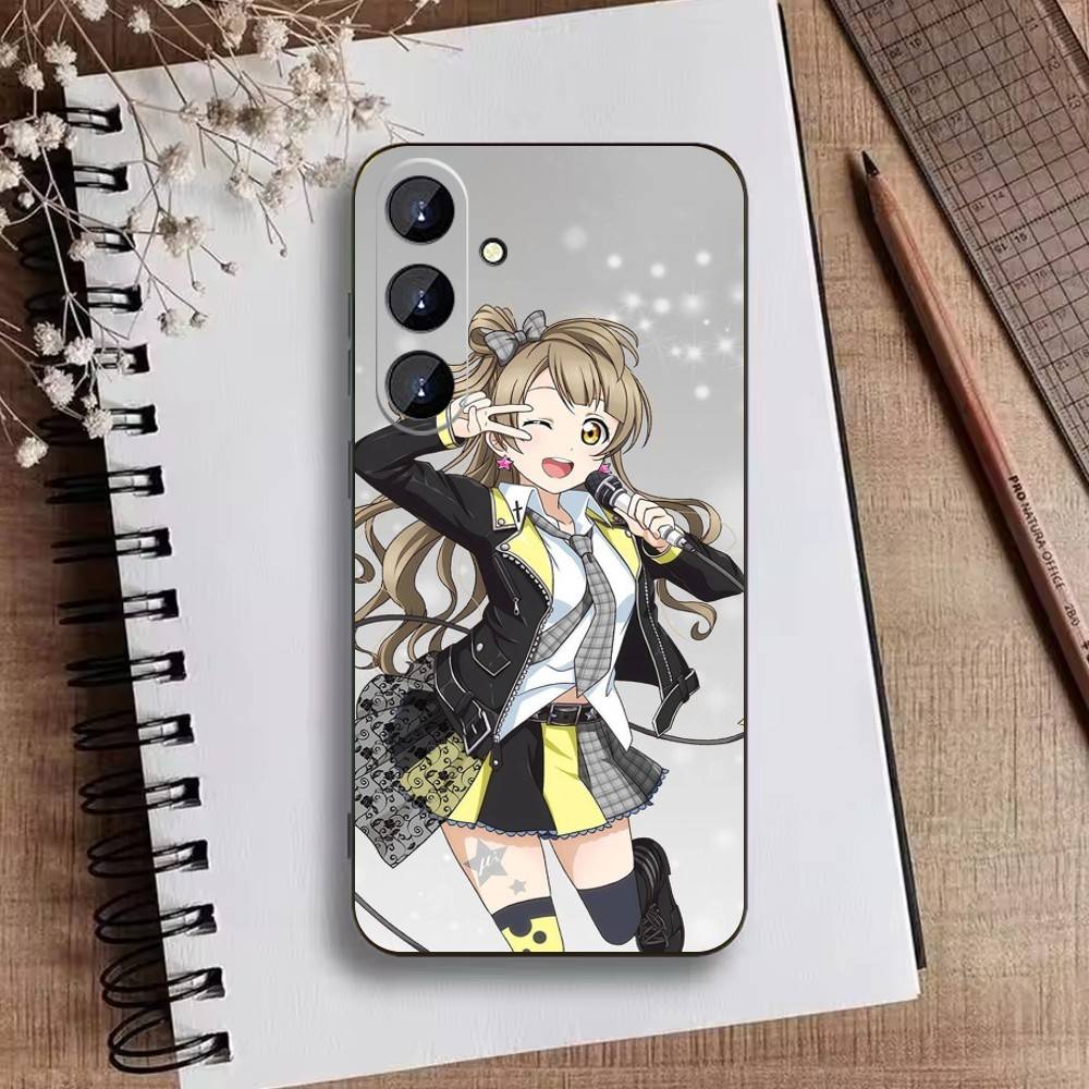 Love Live-Минами Котори Чехол для телефона Samsung Galaxy A73,21,22,32,71,53,52,51,80,5G Мягкий черный чехол