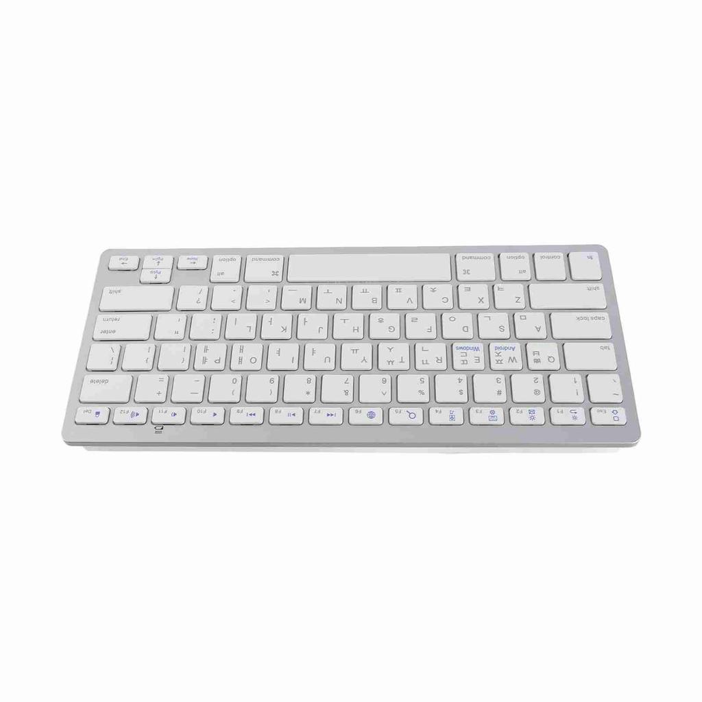 Bluetooth Keyboard Bilingual Super Slim Scissor Switch Wireless Keyboard for PC Laptop Tablet