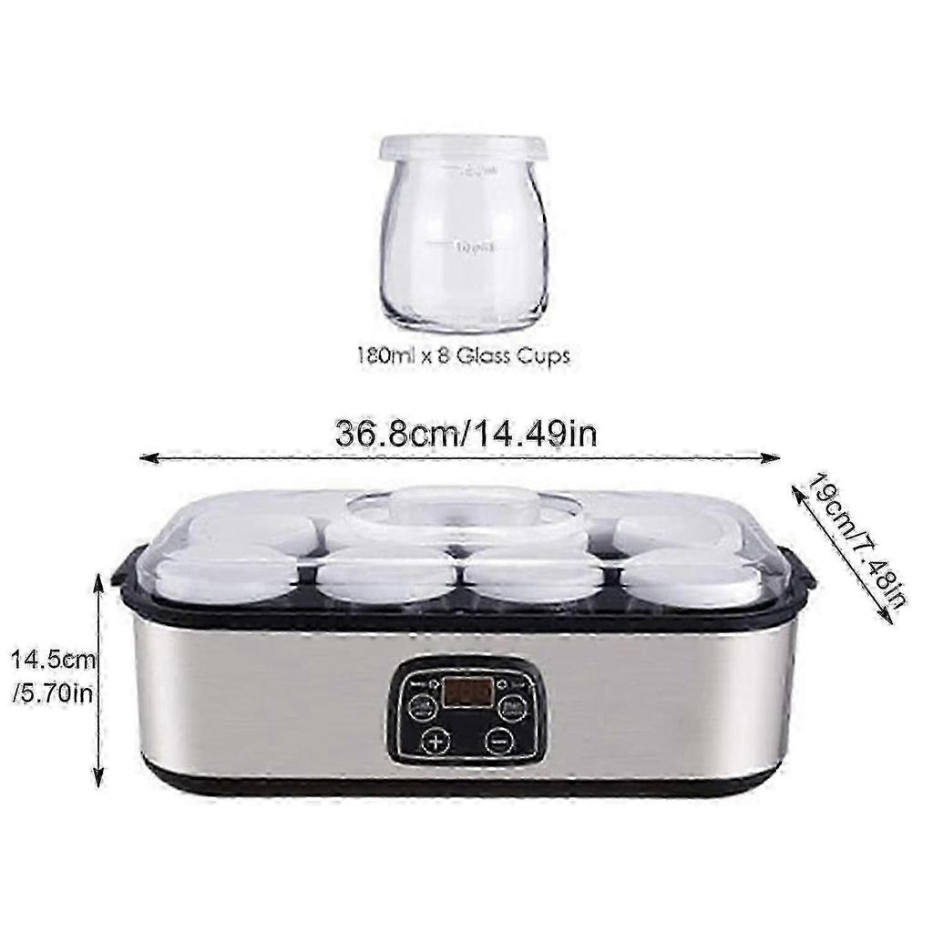yogurt maker machine with timer and temperature control