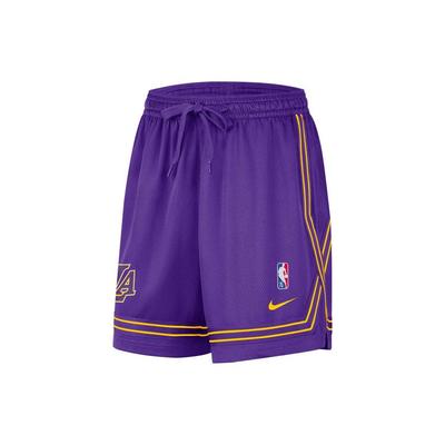 Los Angeles Lakers Спортивные повседневные баскетбольные шорты на шнуровке Женские шорты Фиолетовый DB1368-504