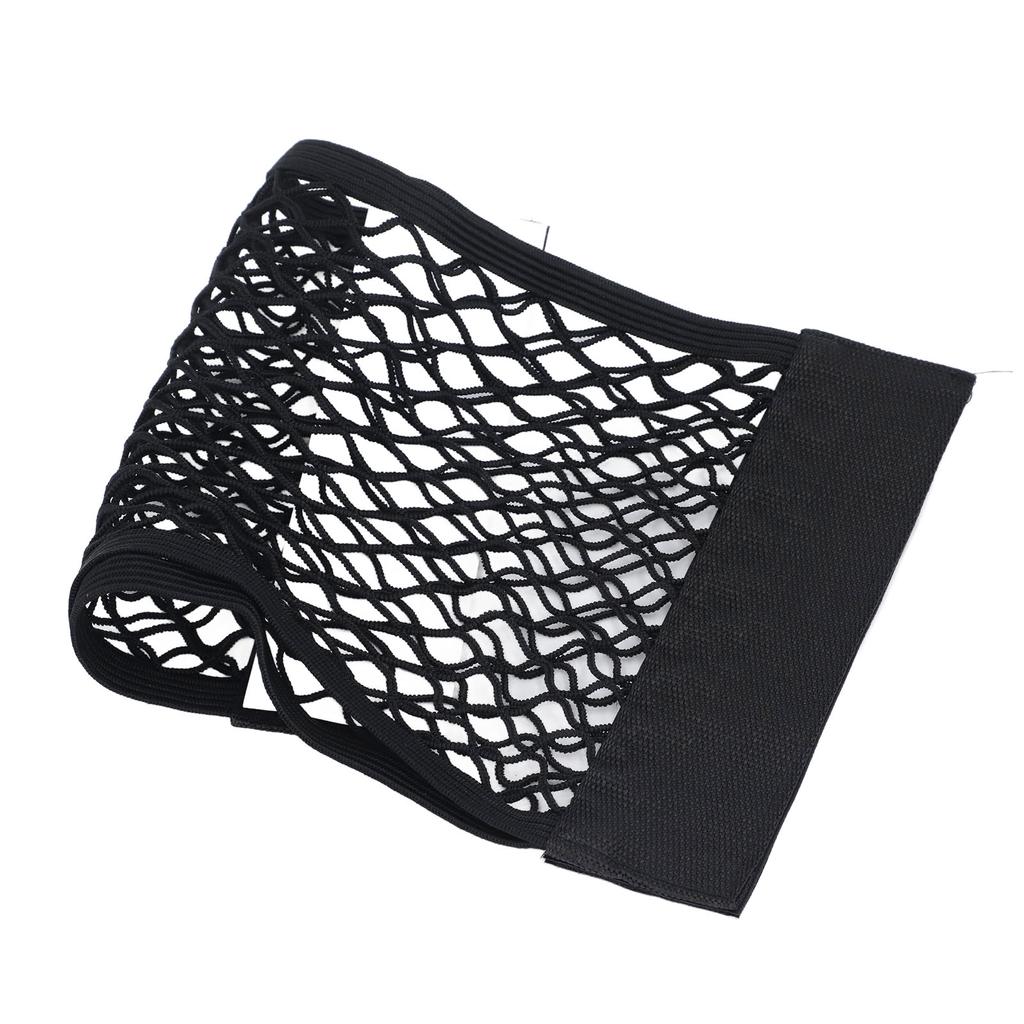 Черный настенный сетчатый карман Стойка для пластиковых пакетов Сетчатая сетка для хранения Клейкий сетчатый карман для мусорного пакета