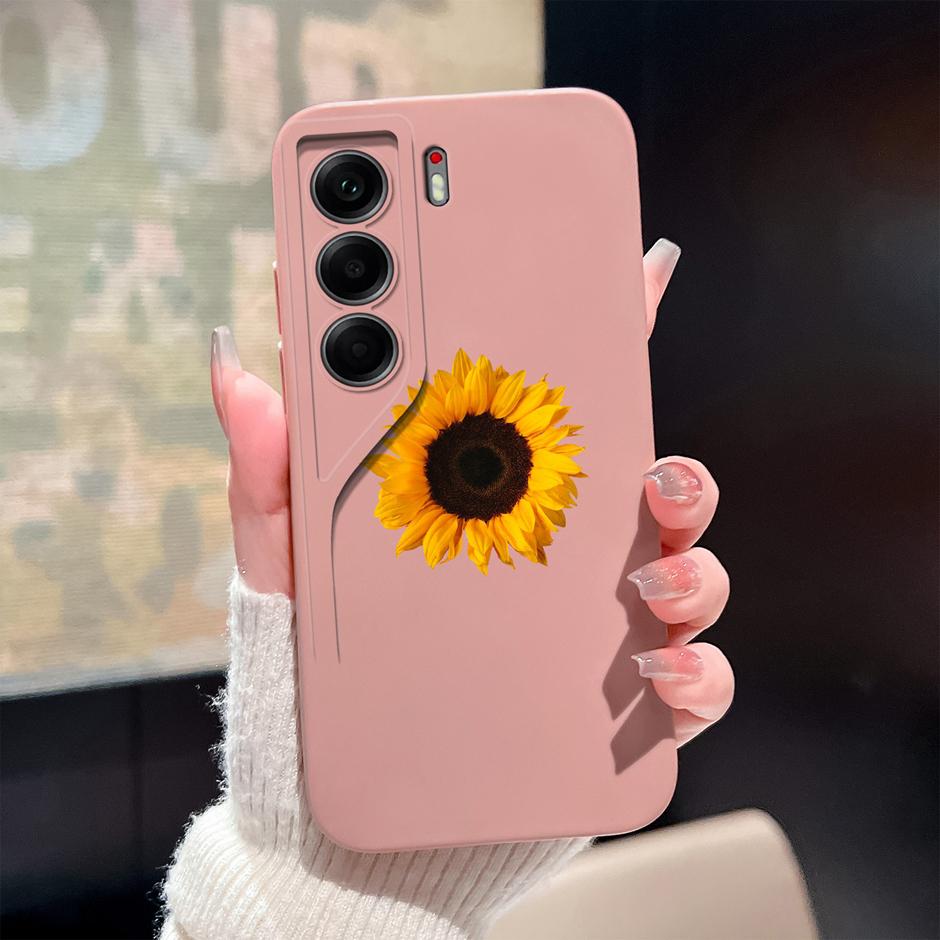 For Tecno Camon 40 Pro 4G 5G Case Cute Sweet Girls Cat Soft Silicone Protective Back Cover For TecnoCamon40 40Pro Fundas Bumper