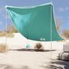 VidaXL Beach Awning with Sand Anchors Green 214x236 Cm, Beach Tent, Beach Shelter, Beach Tent with Anchor of 4008642