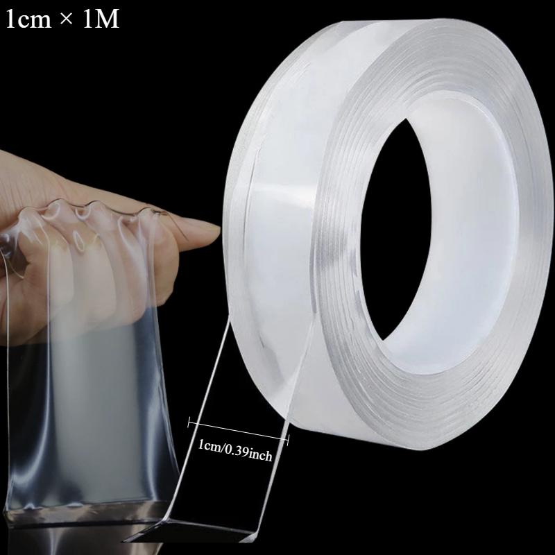 1/3/5 м нано-лента, двухсторонняя клейкая лента, бесследная водонепроницаемая лента для ванной комнаты, кухонной раковины, гелевая наклейка