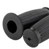 Kijima 201-6333 Motorcycle, Motorcycle Parts, Barrel Shaped Mini Grip, 4.3 x 0.8 inches (110 x 22.2 mm), Non-Piercing, Black