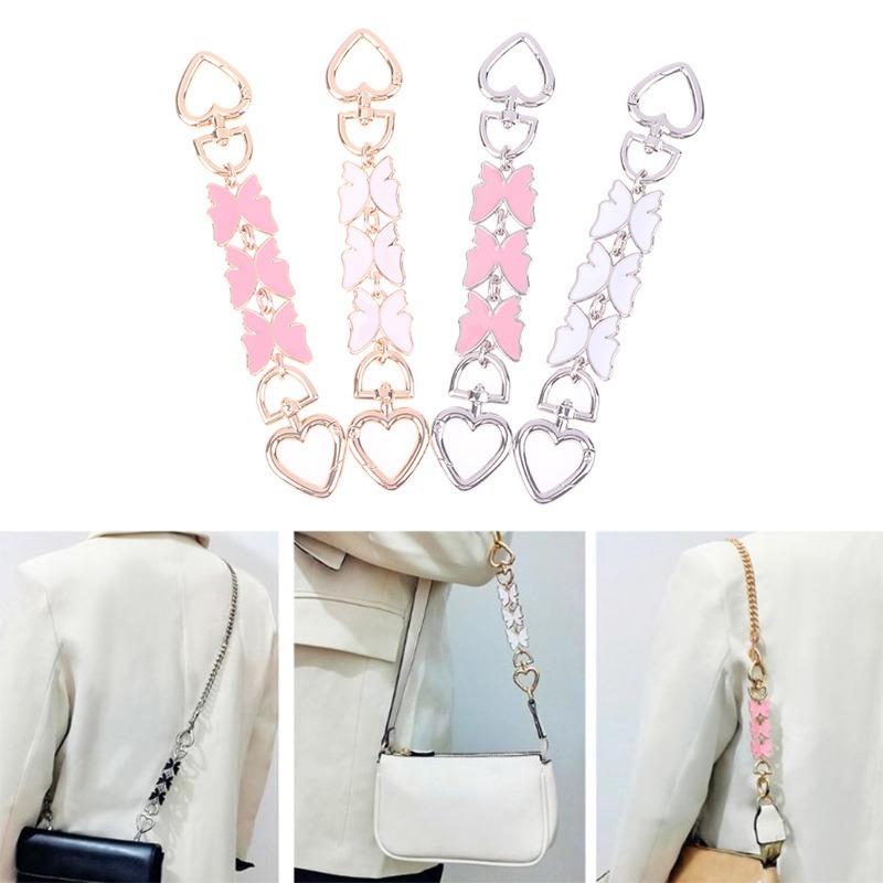 Butterfly Handbags Accessory Fashion Shoulder Bags Accessory Extender Strap Bag Chain Shape Chain Bag Extender Strap
