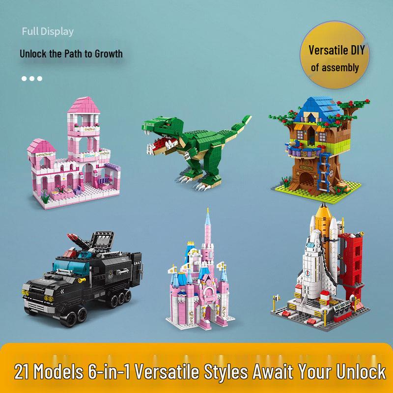 Lele Brothers Space Shuttle Building Blocks: Educational Toy Puzzle for Kids