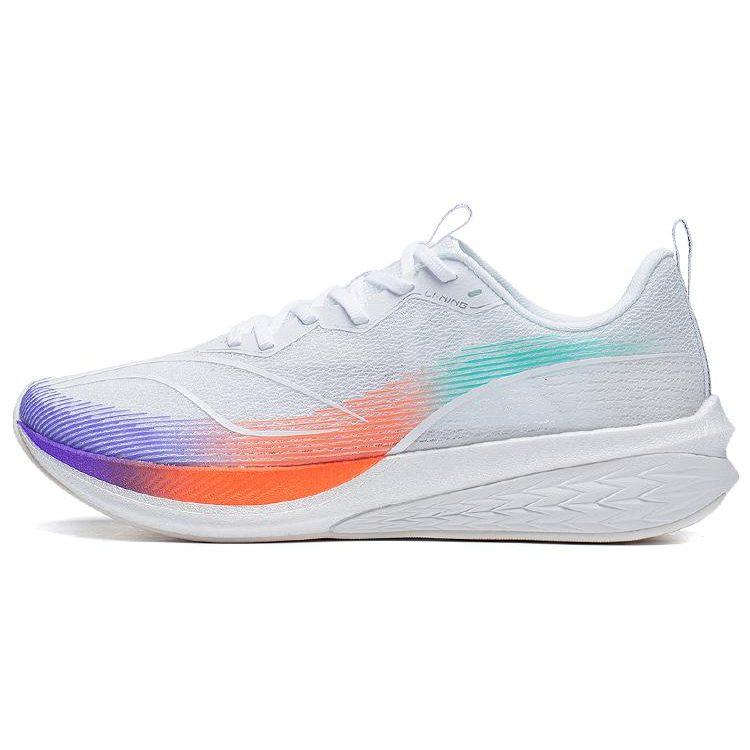 Li Ning Red Hare 6 Pro Нескользящие, Износостойкие, Дышащие Низкие Беговые Кроссовки Мужские Белые ARMT013-4