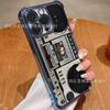 Ретро-чехол для телефона iPhone17, четыре угла с защитой от падения (подушка безопасности), защитная пленка для объектива 16promax, защитный чехол 15