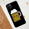 Чехол-кружка для пива для Apple iPhone 16 15 14 12 11 13 Pro Max Mini XR 15 16 Plus 16e Защитная крышка