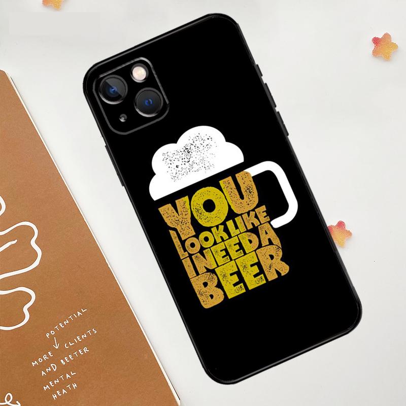 Чехол-кружка для пива для Apple iPhone 16 15 14 12 11 13 Pro Max Mini XR 15 16 Plus 16e Защитная крышка