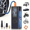 Насос для шин с цифровым манометром, 150 PSI, Насос с мощным фонариком для автомобиля, мотоцикла, электровелосипеда и велосипеда, Портативный насос для шин
