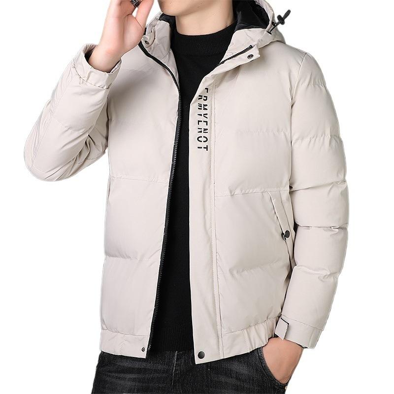 Мужская короткая куртка с капюшоном, мужская куртка, повседневная, универсальная, красивая, молодежная куртка с капюшоном