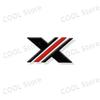 3D Chrome Metal X XPOWER Logo Car Rear Trunk Emblem Badge Nameplate Sticker For MG ZS HS GS 3 5 6 7 TF RX5 GT Accessories WW35