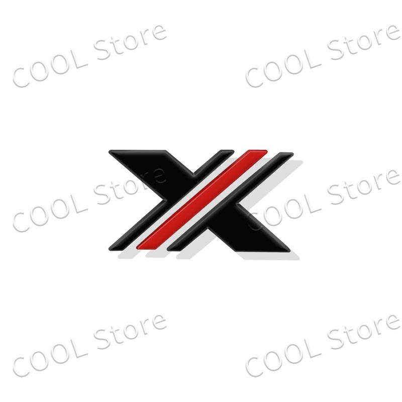 3D Chrome Metal X XPOWER Logo Car Rear Trunk Emblem Badge Nameplate Sticker For MG ZS HS GS 3 5 6 7 TF RX5 GT Accessories WW35