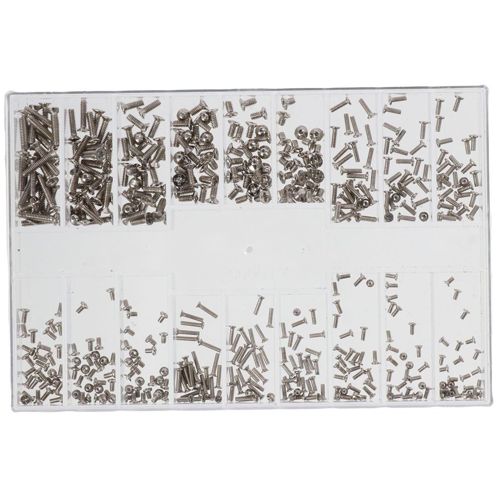 M1.2 / M1.4 / M2.0 Маленькие винты Набор микровинтов из нержавеющей стали Часы