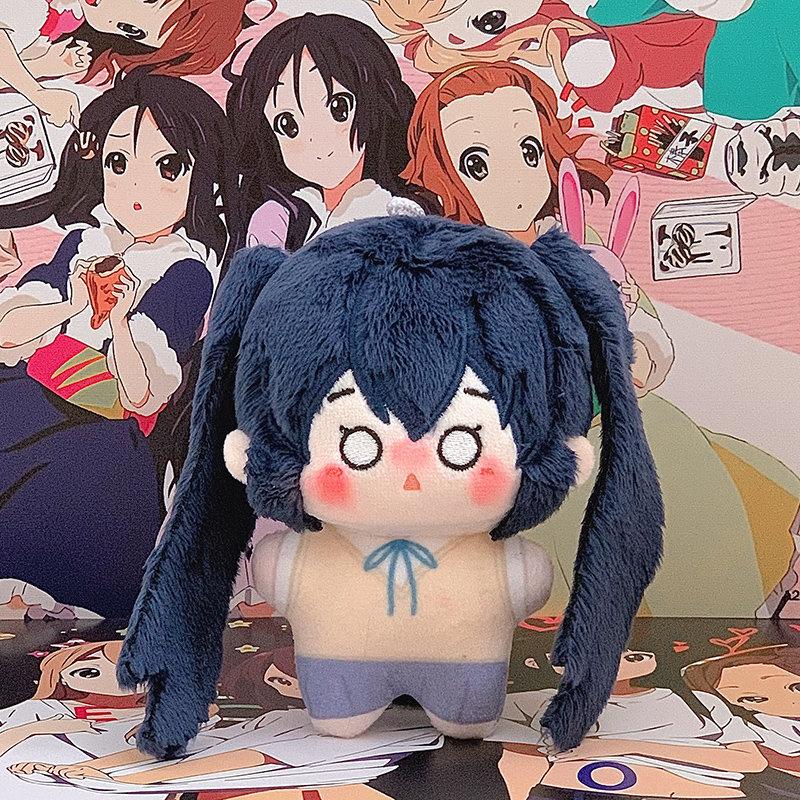 10см K-on! Хлопковые плюшевые игрушки Хирасава Юи Японское аниме Тайнака Рицу Хлопковая кукла Милые игрушки Подарок на День святого Валентина, День рождения для девочек
