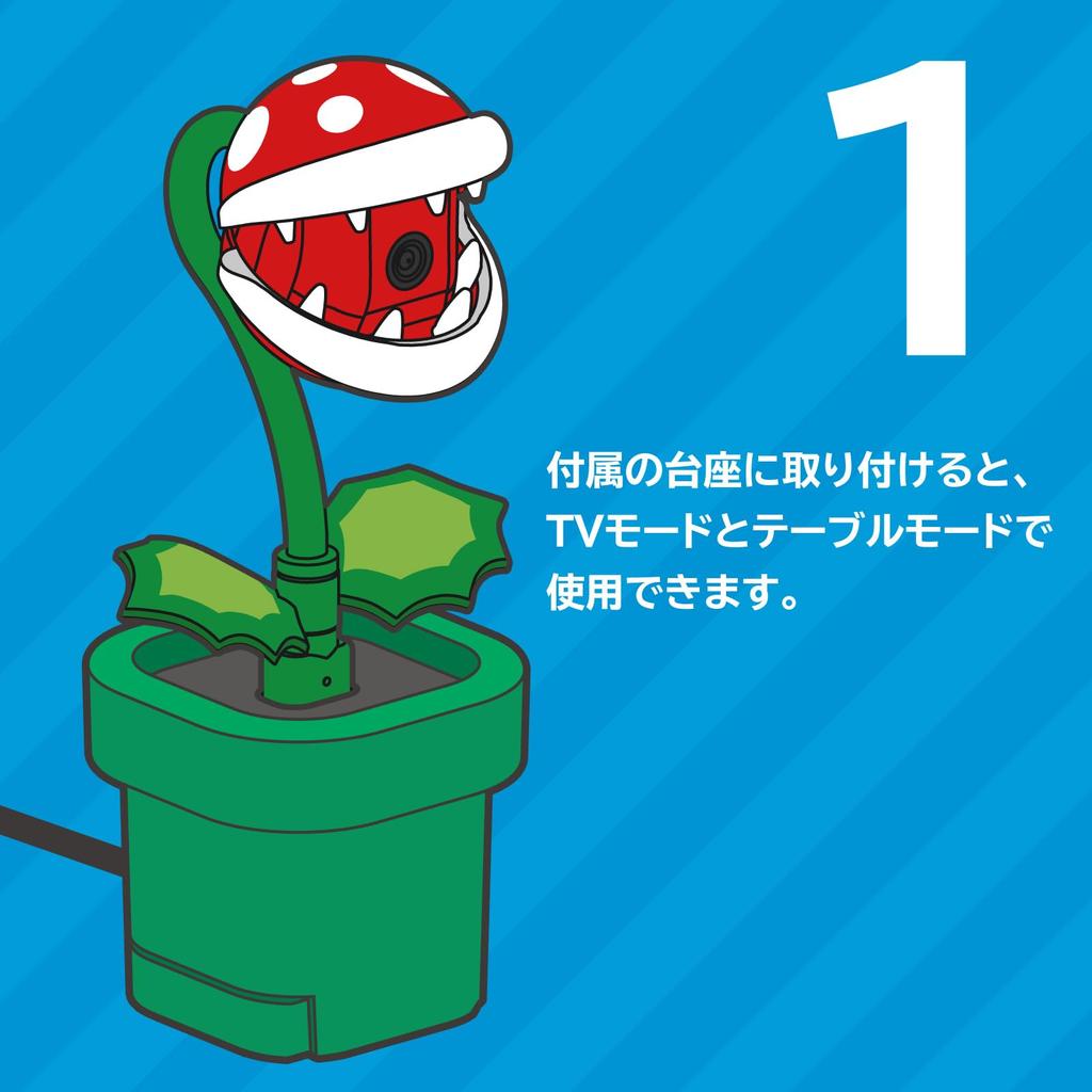 Nintendo Licensed USB Camera Piranha Plant for Nintendo Switch™ 2 (Switch 2 Only)