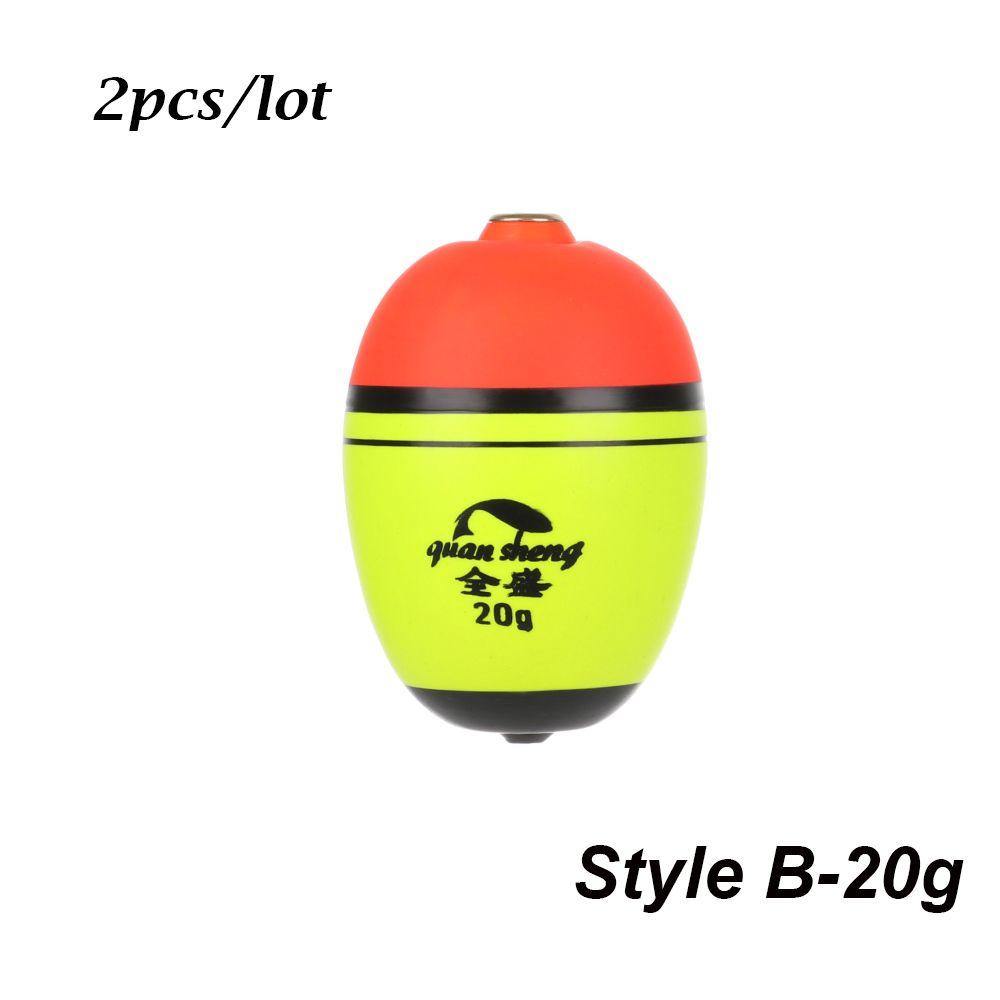 2pcs/lot High Quality Cat fish Plastic Eva Foam Bobber Ball Boia Fishing Float