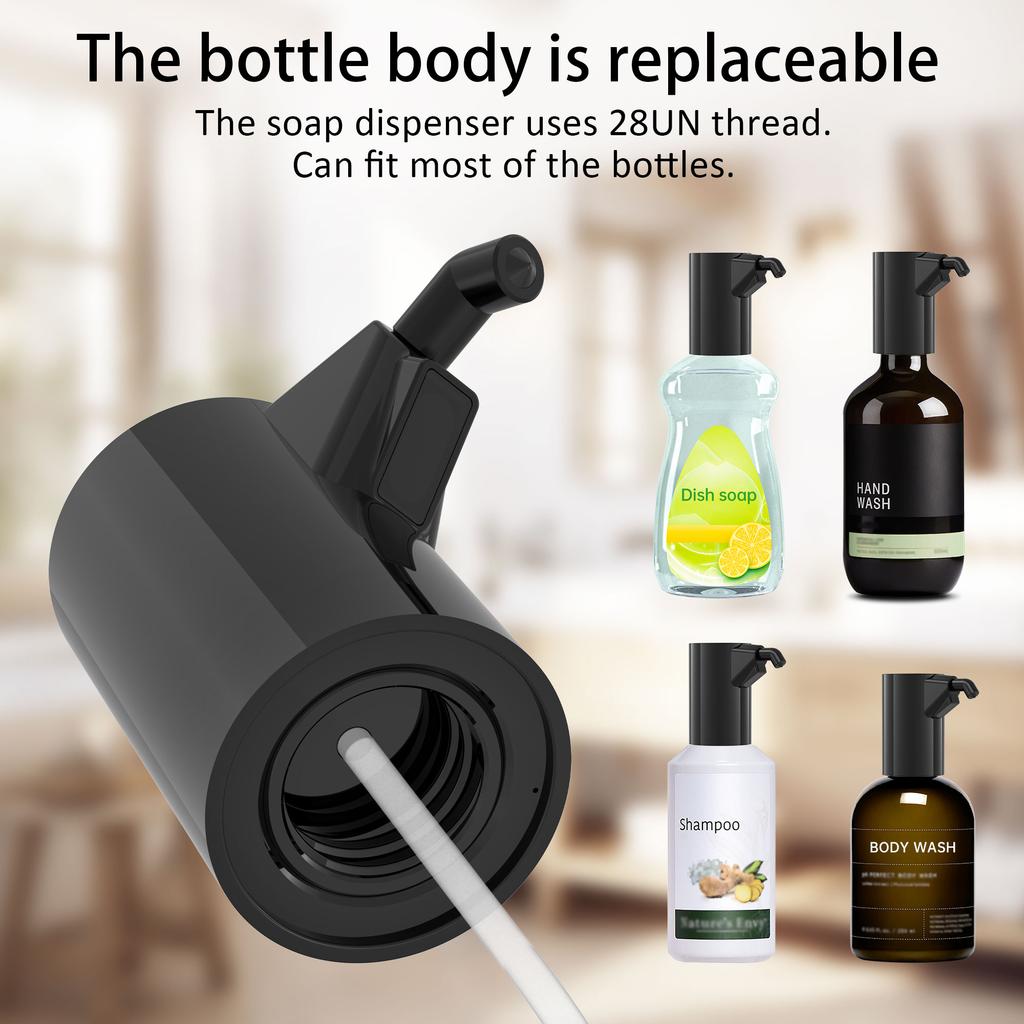 Automatic Induction Soap Dispenser Touchless Hand Sanitizer Machine Electric Smart Sense Shampoo Dispenser for Kitchen Bathroom