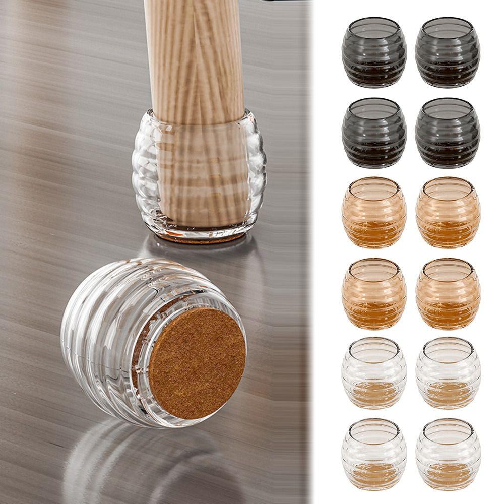 4PCS Reduce Noise Table Foot Cover Silicone Furniture Pads New Furniture Legs Cover for Sofa Chair