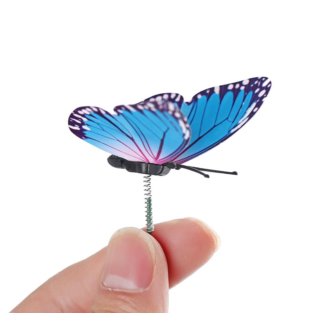 Bonsai Ornaments Garden Decoration Fake Butterflies Simulation Color Artificial Butterfly with Rods