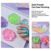 Silicone Cat Paw Squeeze Toy Sequin Cat Cat Paw Pinch Toy Novelty Cartoon Fidget Toy  Children