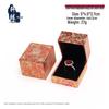 Шкатулка для украшений Rose Gold: Благоприятный и Исполняющий Желания для Колец, Браслетов, Ожерелий, с Черным Дном для Элегантного Хранения