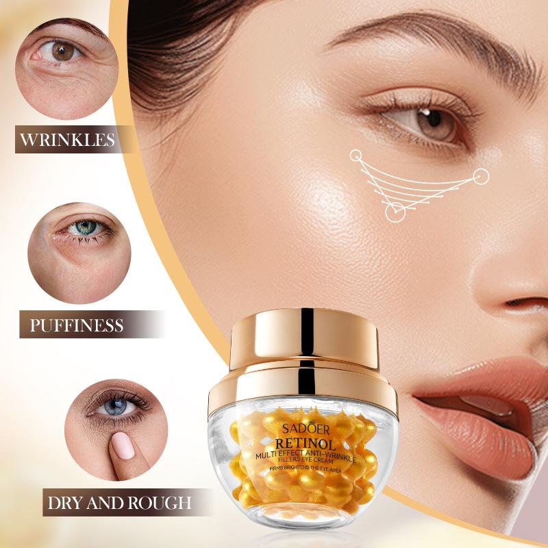 Увлажняющий крем для кожи вокруг глаз с ретинолом многофункционального действия Увлажняет кожу Предотвращает сухость Ежедневный уход за кожей вокруг глаз Подходит для всех типов кожи