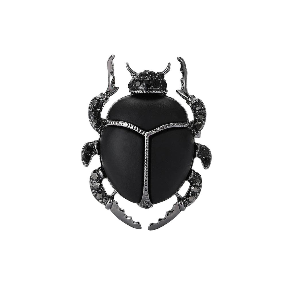 Beetle Brooch Creative Insect Brooch Niche Design Anti-Light Pin Suit Accessories