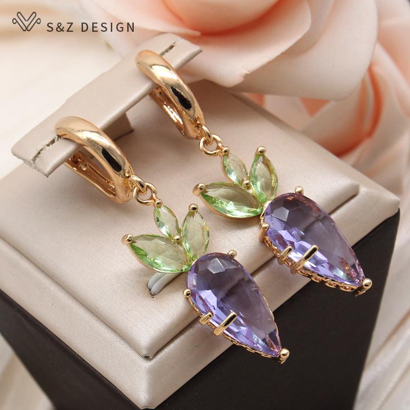 Fashion Lovely Vegetable Eardrop Colored Radish Drop Earrings For Women Jewelry Girls Daily Accessories Gift