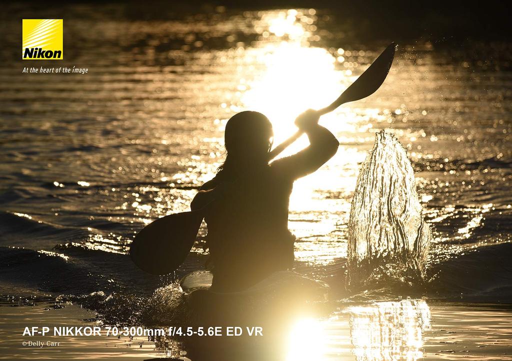 Nikon Телеобъектив с переменным фокусным расстоянием NIKKOR ED VR, совместимый с полноразмерными объективами AF-P 70–300 мм f/4,5–5,6E