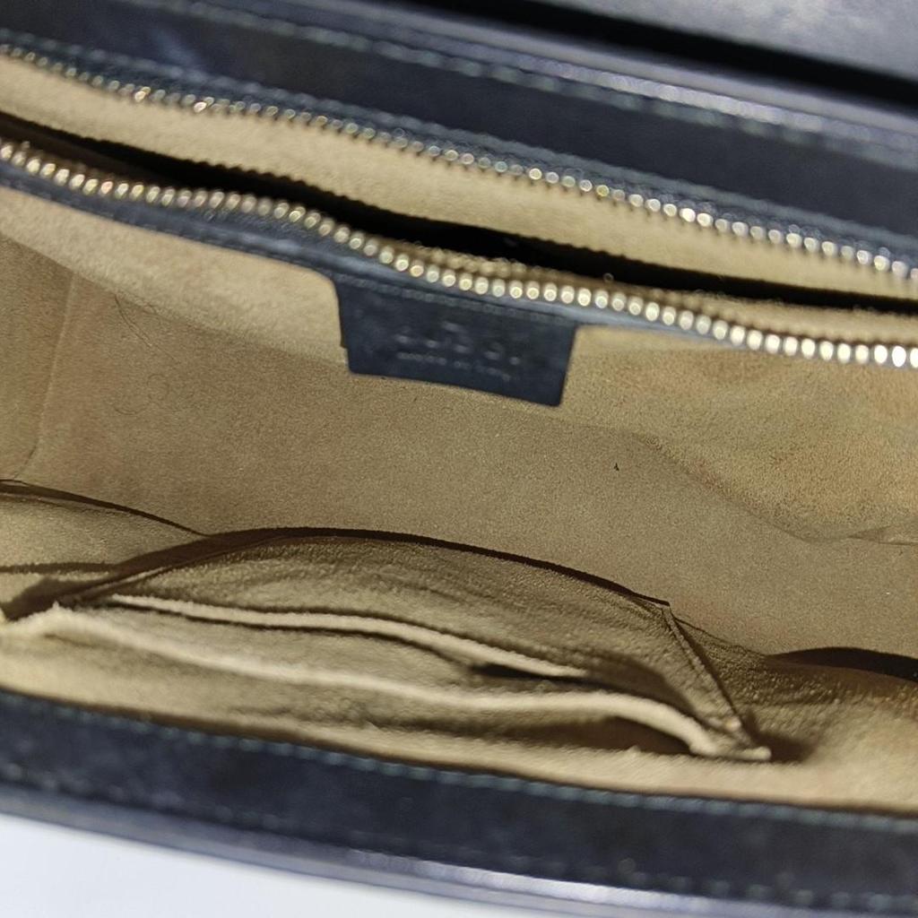 [Pre-Owned] Padlock Metal Lock Logo Canvas And Leather Shoulder Bag Medium - Fair #J396IS