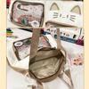 Nylon Transparent Pocket Zipper Bag Fashion Backpacks Pouch Bag Kawaii Cat Itabag  Children