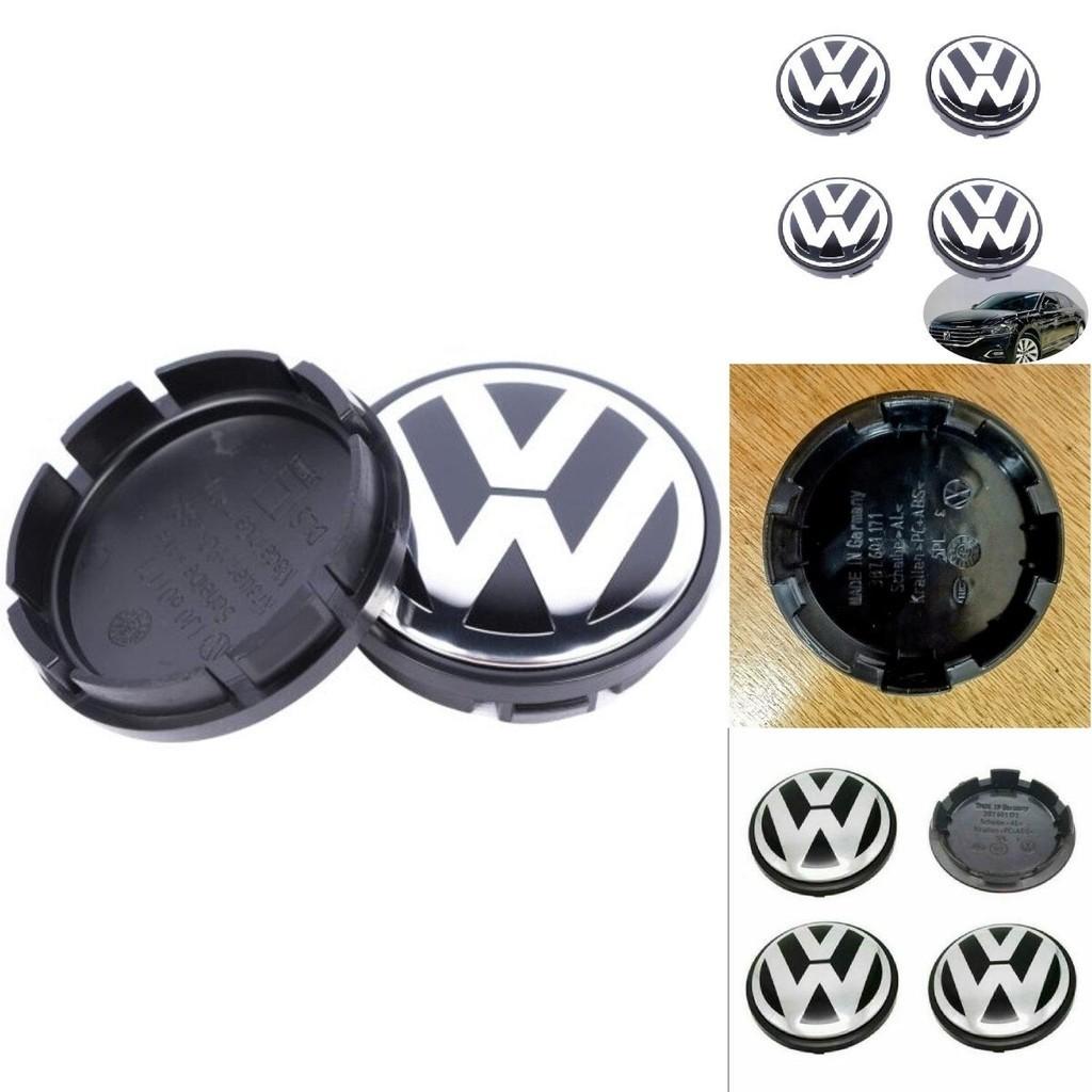 Колпак ступицы Volkswagen 2,6 дюйма Глянцевая отделка Прочный АБС-пластик Идеальная замена потерянным эмблемам