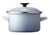 LE CREUSET EOS Pot 18 см Coastal Blue Open Fire IH совместим