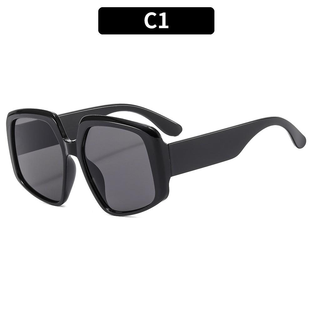 Jiuling Eyewear 2023 Модные Винтажные Ретро Прямоугольные Солнцезащитные Очки Неправильной Формы Большой Квадратный Каркас Солнцезащитные Очки
